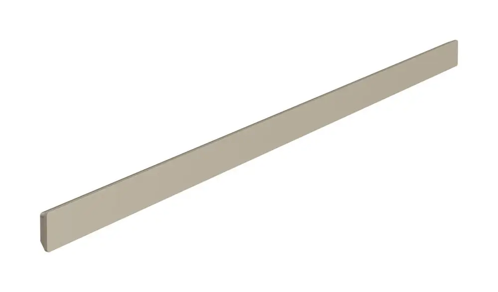 Wandstange in neutralem Farbton, flach und länglich, präsentiert von Hansgrohe, geeignet für verschiedene dekorative Anwendungen.